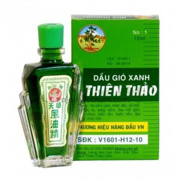 Лечебный согревающий бальзам-масло Тхиен Тао THIEN THAO - растирка для наружного применения - 12 ml.